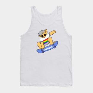 Cool Cat Says Gay Rights Tank Top